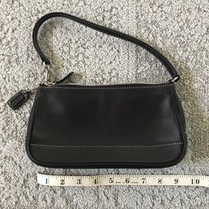 Coach Small Demi Purse in Black Leather